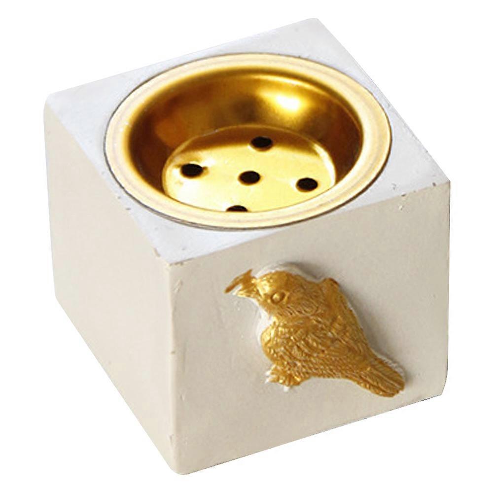 Resin Aroma Stove Incense Burner Designed For Book Reading Tea Time 1Set