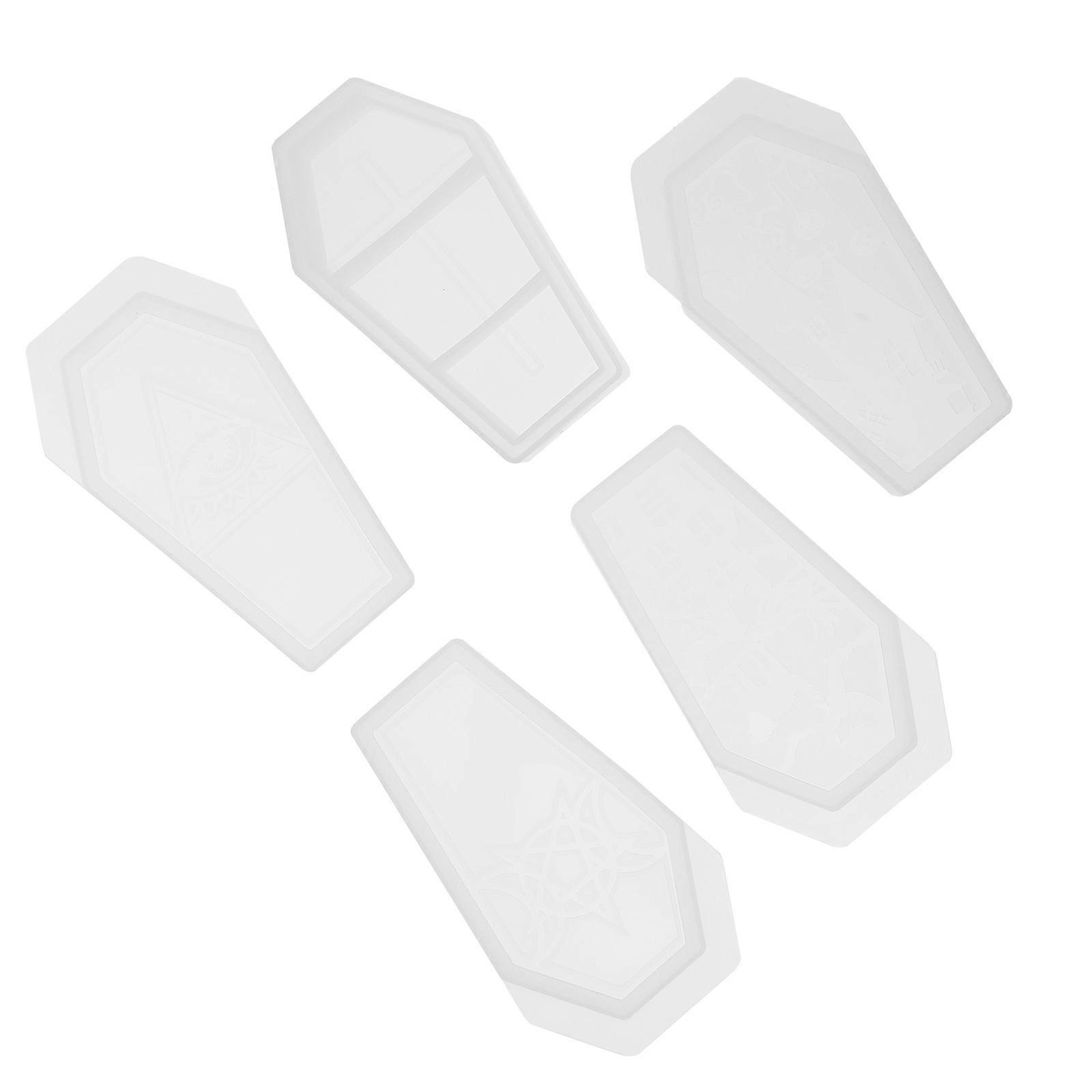 Epoxy Resin Moulds 1 Set Suitable For Halloween And Craft Projects 12X7cm Smooth Easy To Use Silicone Mold