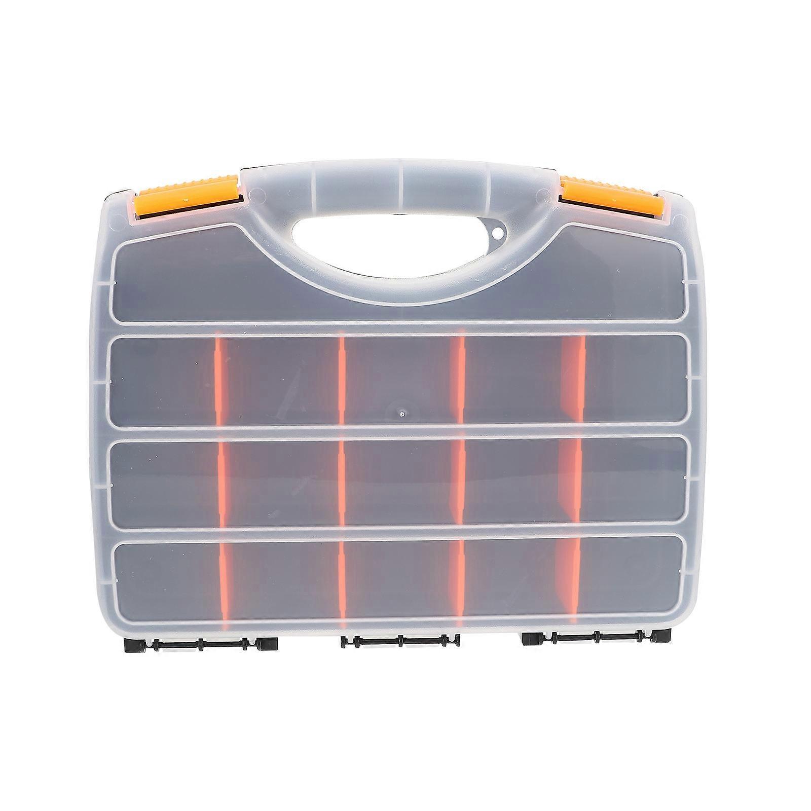 Multi-Grid Storage Box 1Pack Practical Design For Households Transparent Plastic Small Items Storage