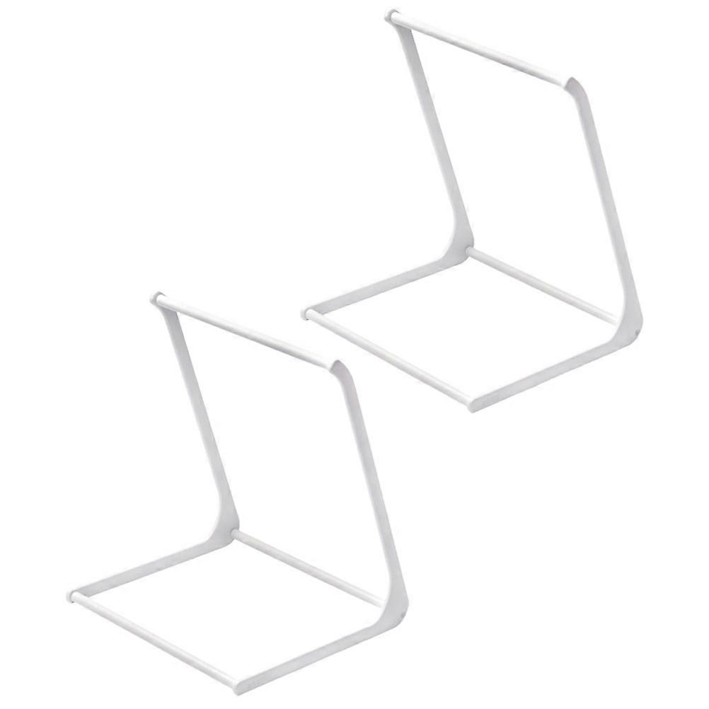 Space-Saving Closet Organizer Hanger Storage Rack Triangular Structure Plastic 30.8X24.7X20.8CM 2Pcs