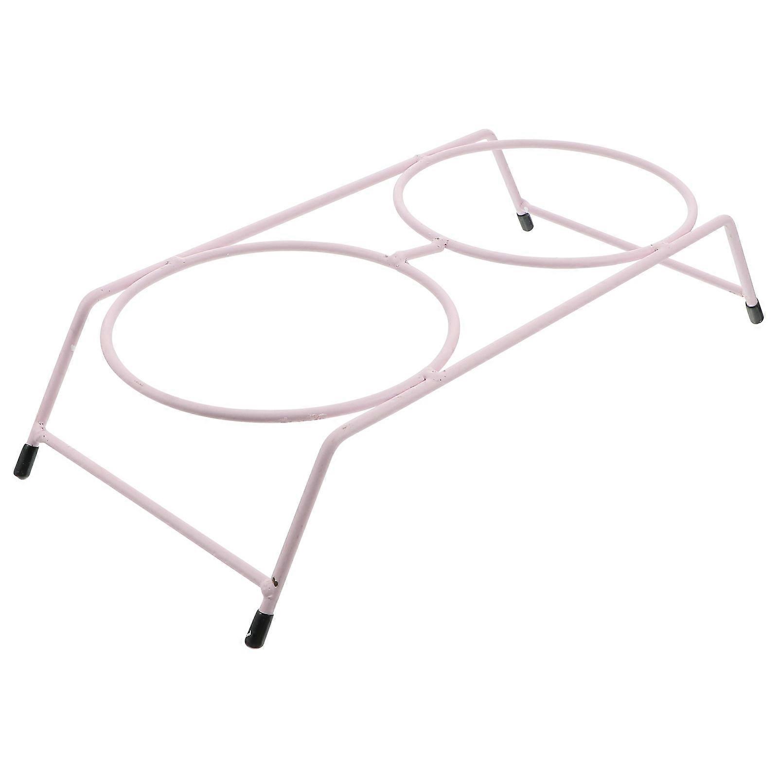 Raised Stand Cat Feeder For Pets With Neck Protection Featuring Simple And Modern Design 1Pcs