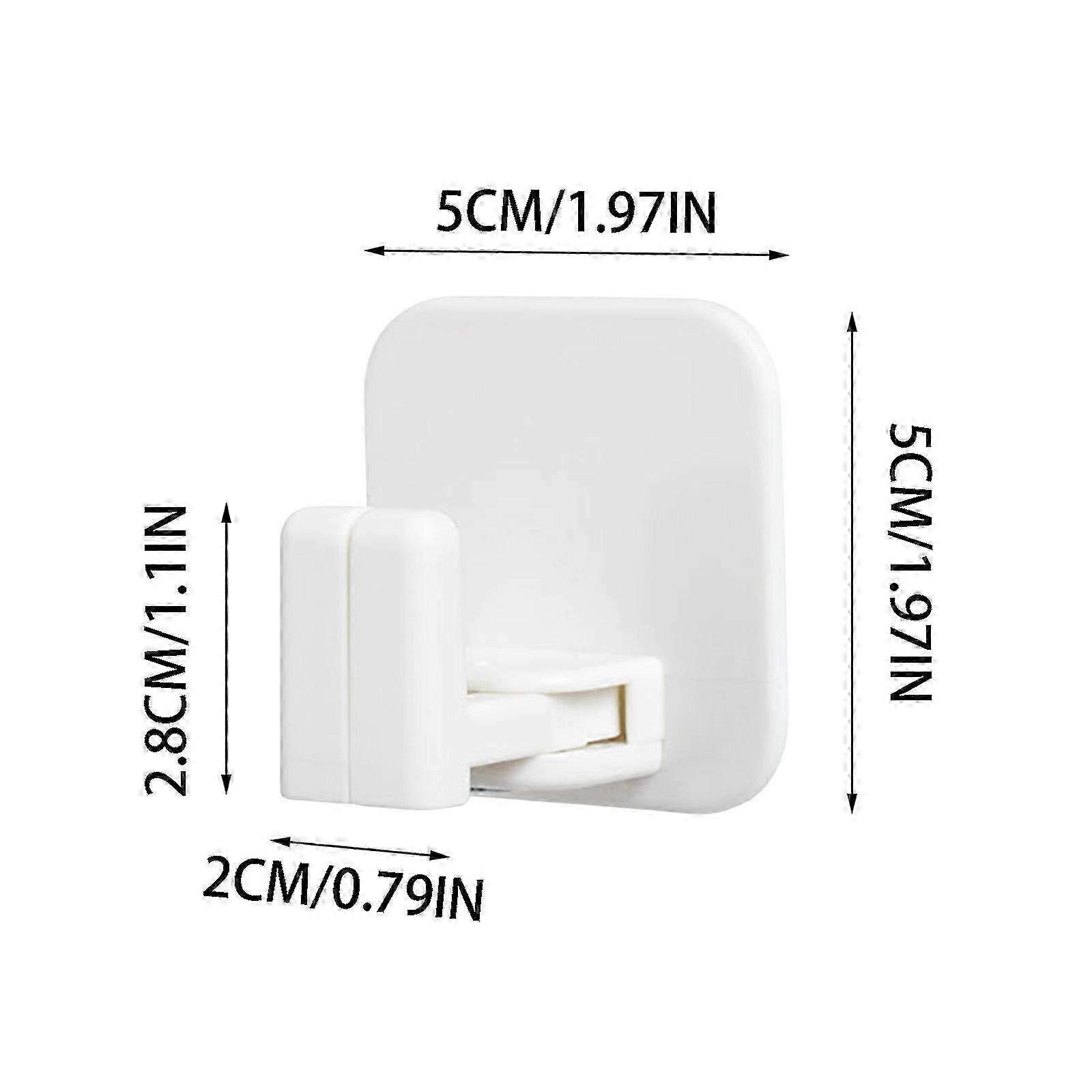 2-Pack Double Hook Hanger - Open Sides for Key & Bag Storage Organizer - Versatile Wall-Mounted Solution for Home & Office