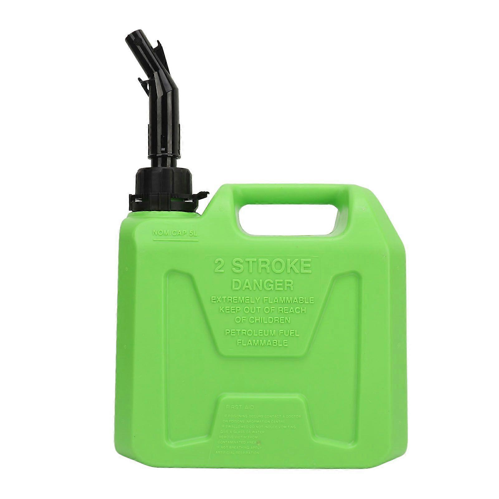 Portable gasoline storage can 5L with automatic closure for vehicles