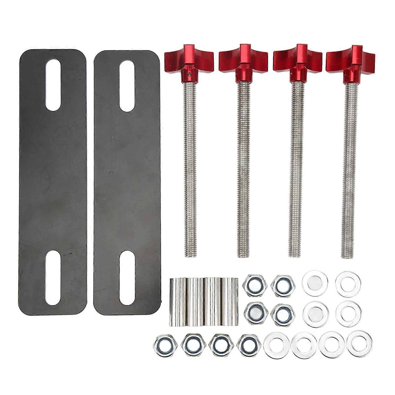 traction board mounting brackets adjustable for off road recovery 4.72-6.69in