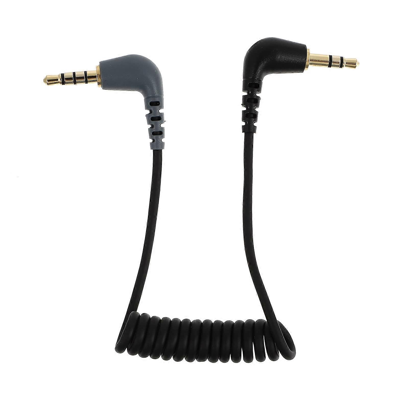 TRS to TRRS Microphone Adapter Cable 3.5mm Plug GoldPlated Connectors Impedance Matching Shielded for Microphone SC7 Audio Accessories Ref: 7101