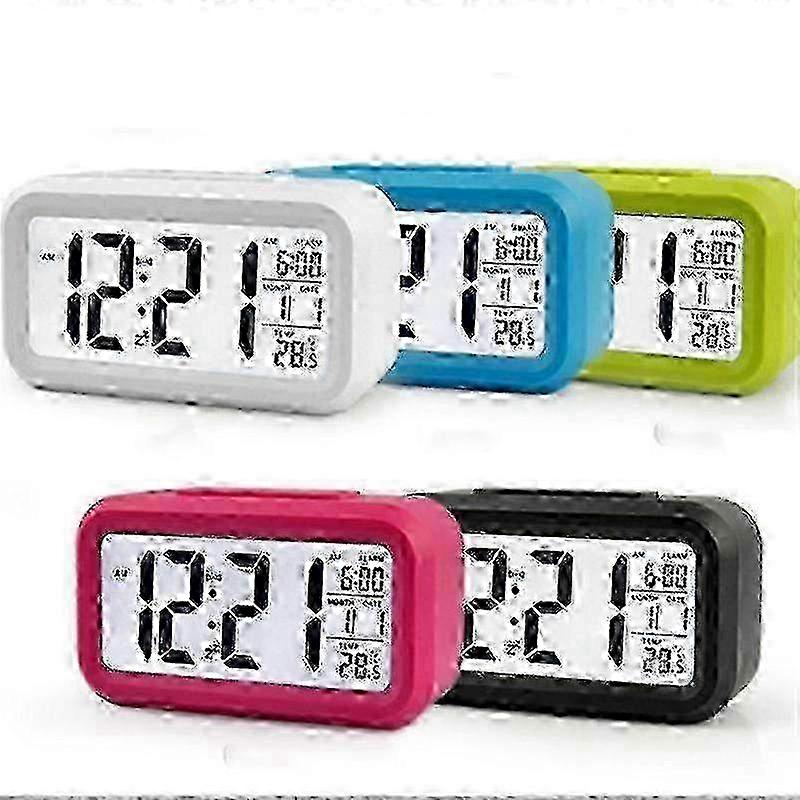 Electronic Alarm Clock Digital Backlight Display Time Temperature Desktop Table Clock Home Decor Led Digital Clock Edition 0724