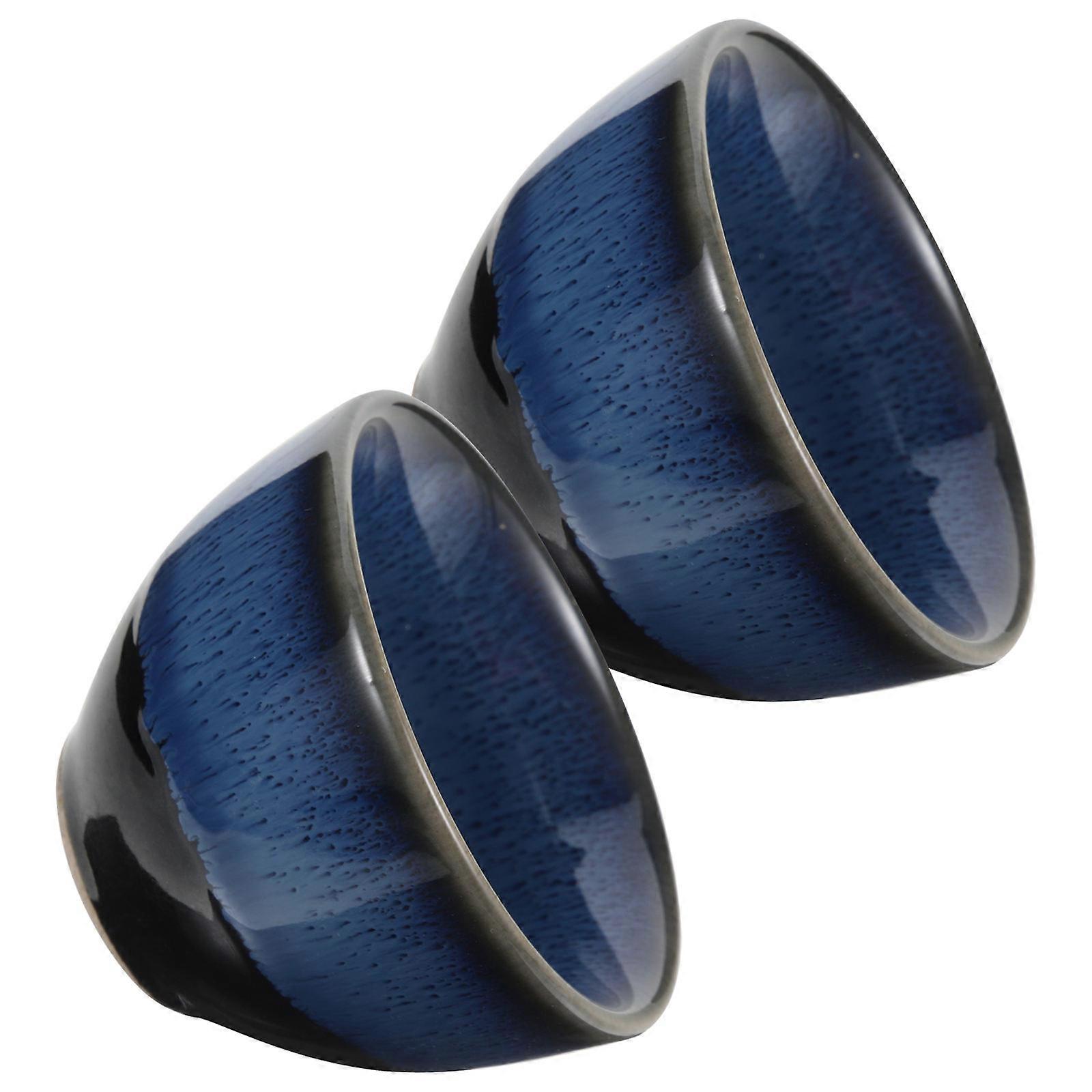 Japanese Style Ceramic Wine Cups Sake Cups for Storage 2Pcs Set