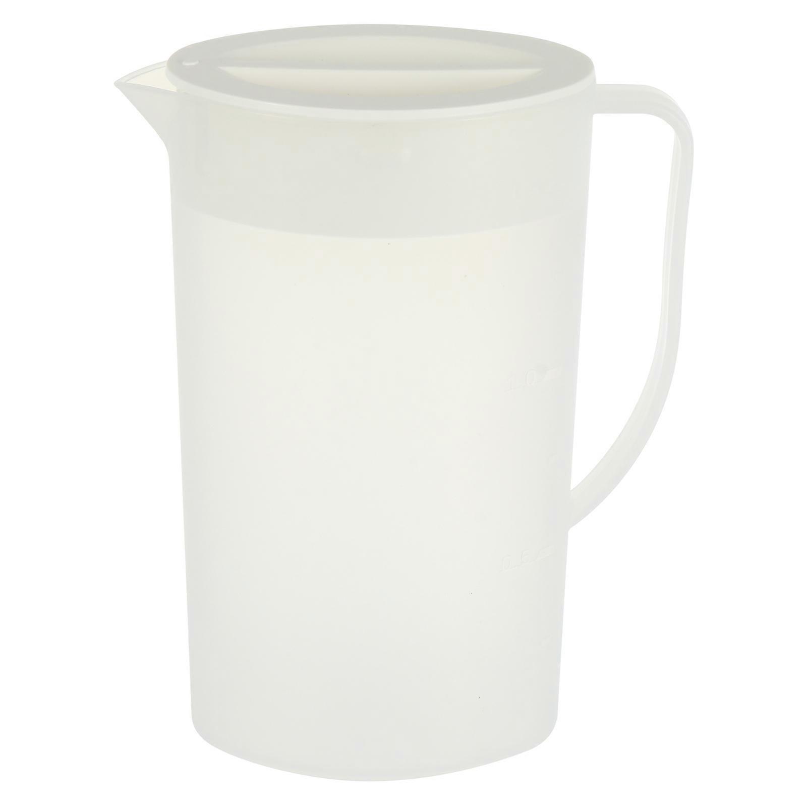 White Water Kettle with Large Capacity for Making Tea or Juice in Kitchen 1 Pc