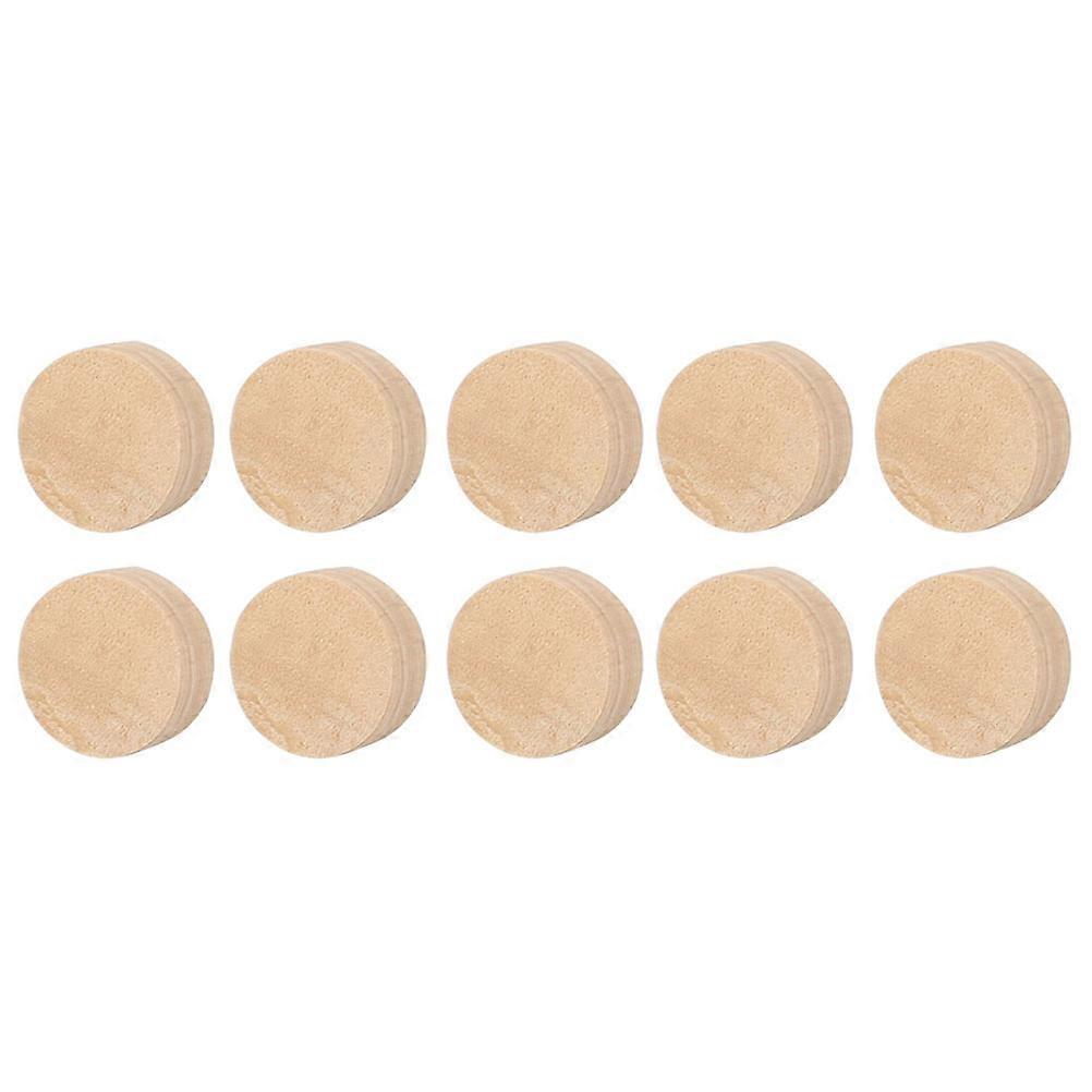 Professional Durable Trombone Water Key Cork Replacement Parts for Training in Chocolate Color 10pcs