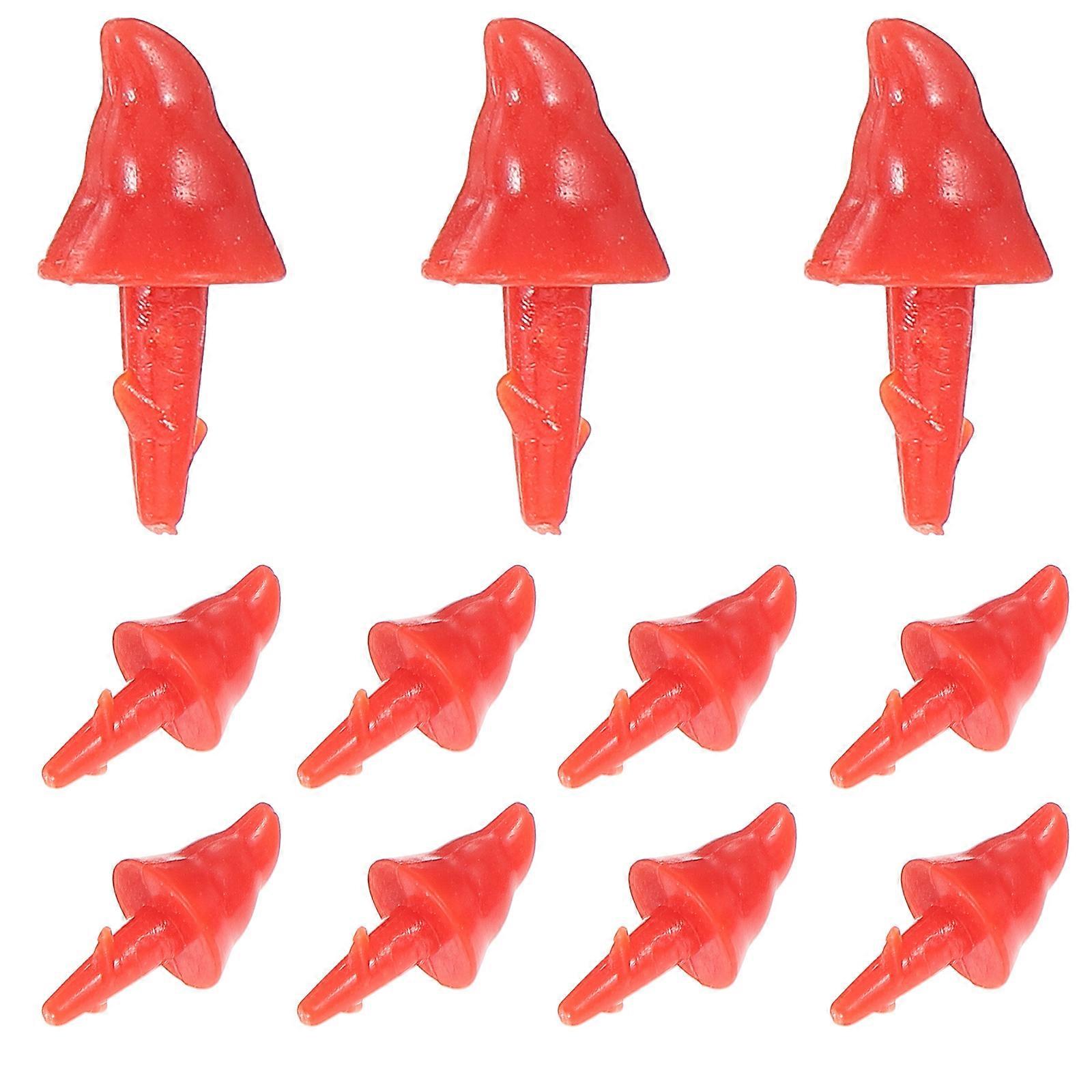 DIY Snowman Craft Nose Material 200Pcs Nose Shape Christmas Decorations For All Ages Festive Celebrations
