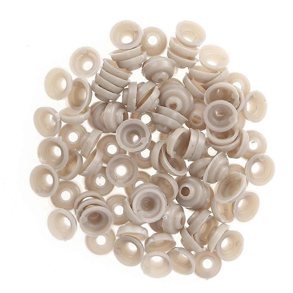 Plastic Safety Eyes and Gasket Set for Doll Making 100 Pieces Assorted Colors 12mm