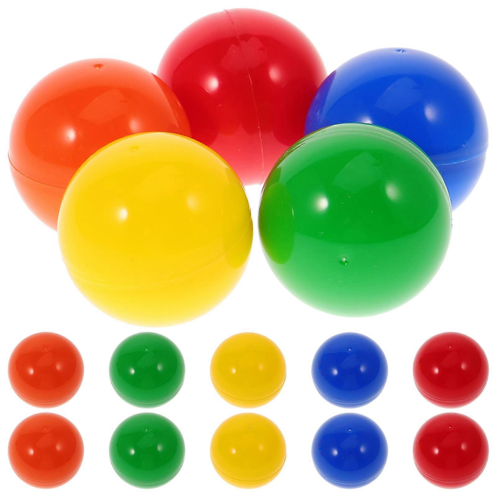 50pcs Openable Plastic Balls for Party Games – Fillable with Candies, Notes, Raffle Tickets for Celebrations and Entertainment Activities