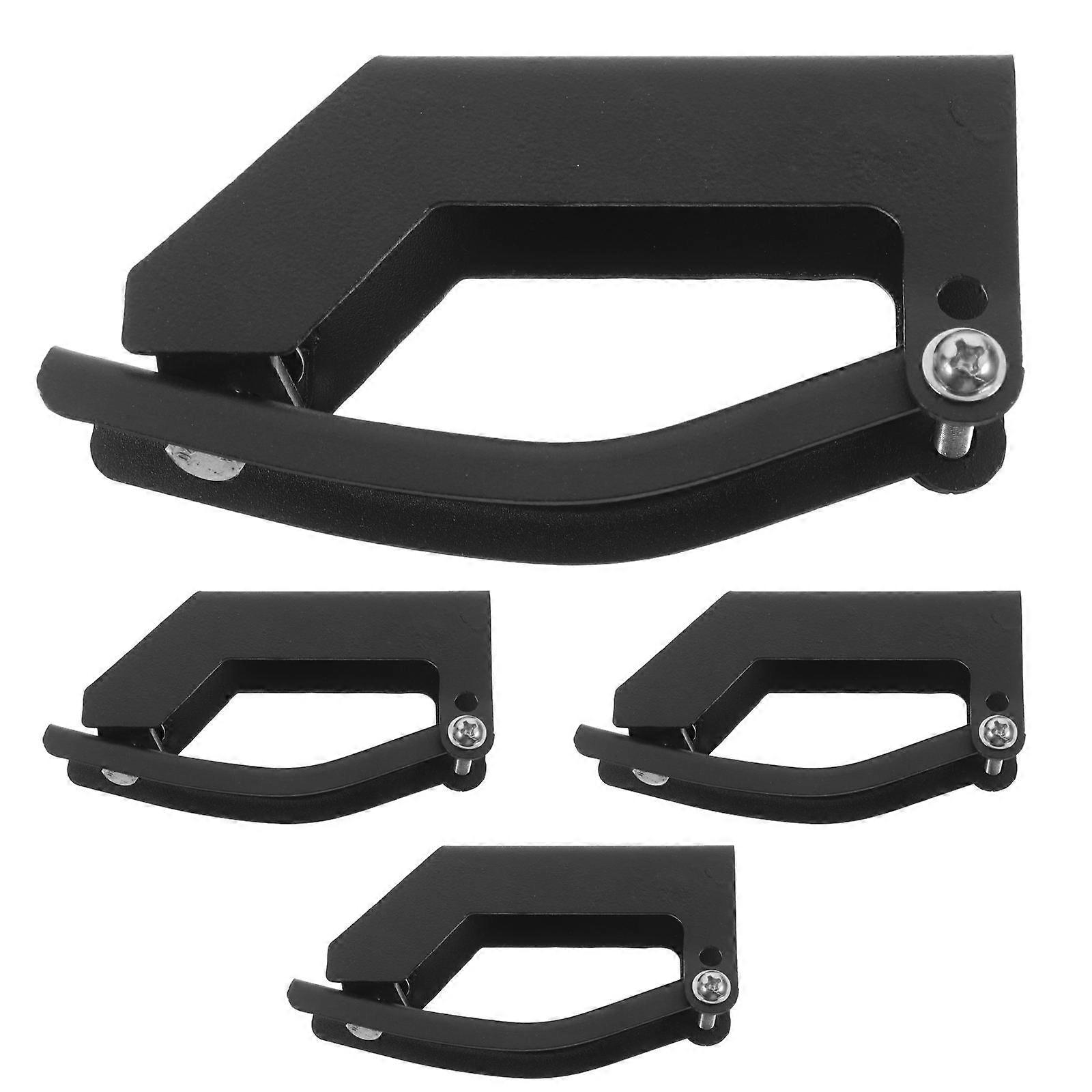 4PCS Heavy Duty Roof Rack Cargo Carrier Accessories, Durable Metal C Clips for Luggage & Tent Mounting – Perfect for Outdoor Adventures