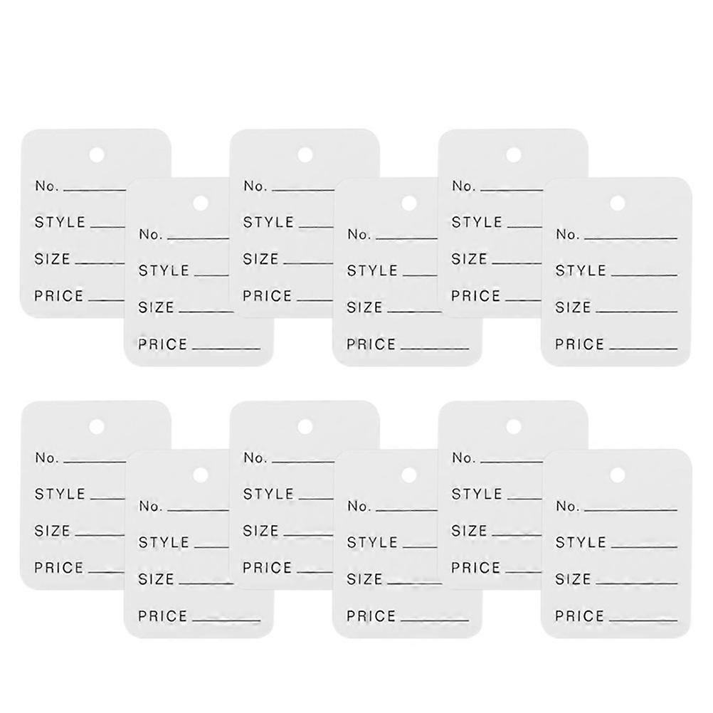 1000pcs Price Tags for Clothing & Jewelry – Smooth Edges, Easy to Use, Lightweight & Compact Labels for Multiple Occasions