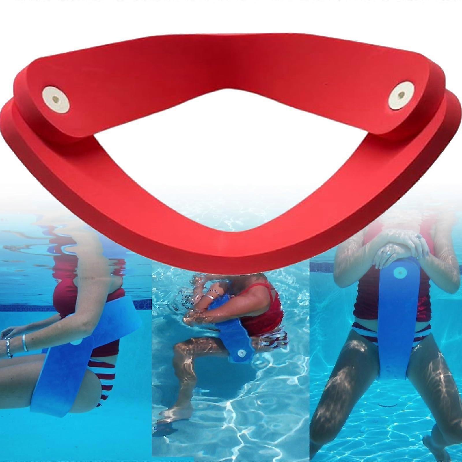Water Recliner Chair Non-Inflatable Foam, 3-In-1 Folding Pool Chair, Compact Foam Water Lounge