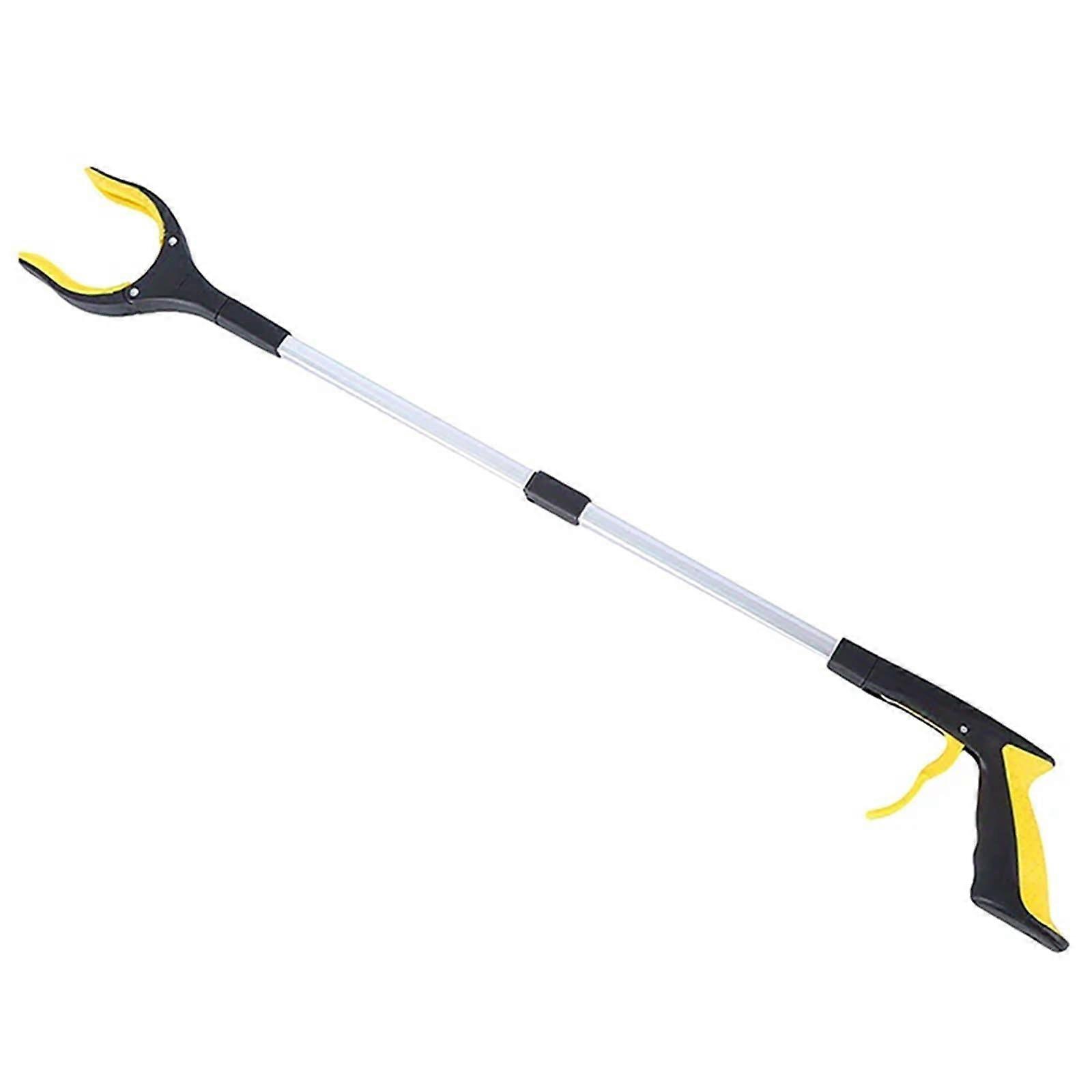 Litter Pickers Grabber Stick 81 cm, Foldable Reacher Extender Tool, Multicoloured Pack of 2, Yellow Gripper