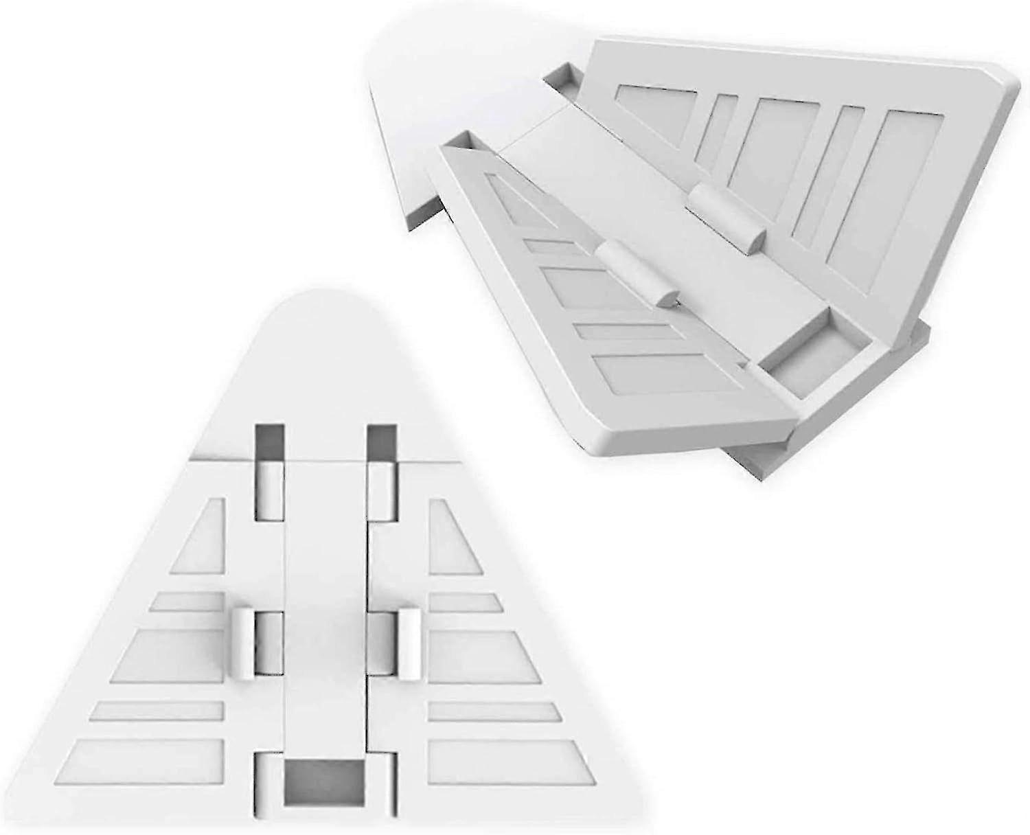 Safety Locks for Sliding Doors - 8 Piece White Set with Strong 3M Adhesive for Baby Proofing & Easy Installation