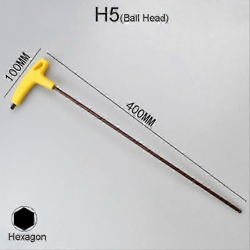 T-handle Allen wrench for car maintenance with 400mm extended reach