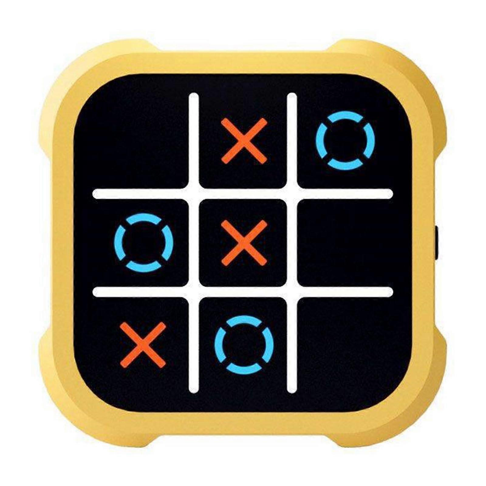 USB Rechargeable Electronic Tic Tac Toe Puzzle Game for Family Fun and Entertainment