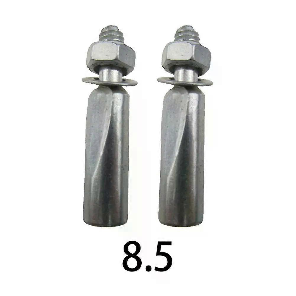 2pcs Bicycle Pins With Nuts Washers Steel Crank Wedge 85/90mm Fixed Chainring Pin For Bottom Bracket Bicycle Fixed Chainring