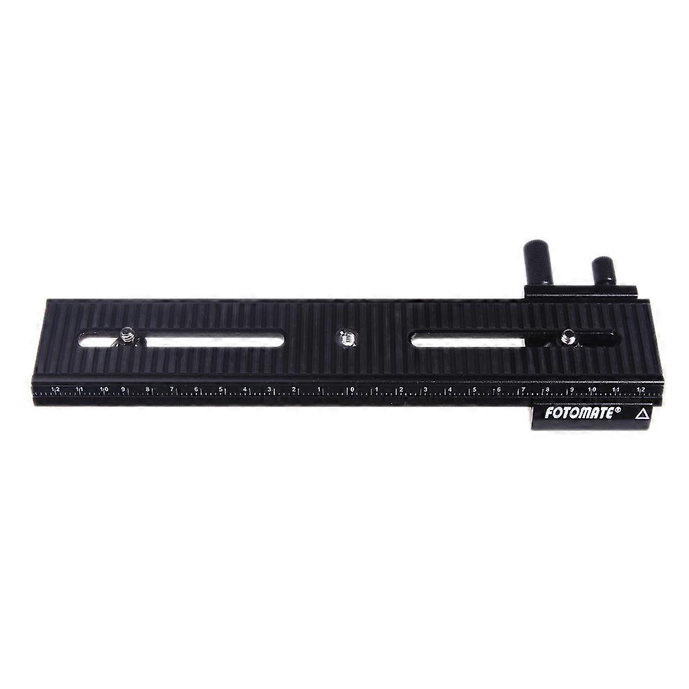 Fotomate LP-02 200mm Range 2-Way Macro Focusing Rail Slider Plate 1/4" Screw for DSLR Camera