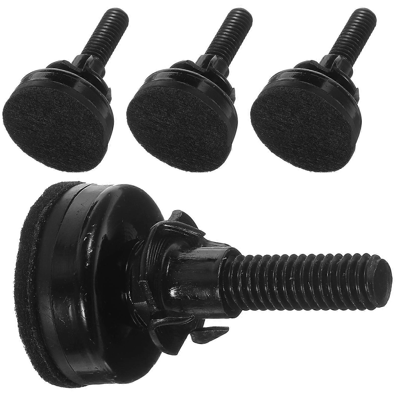 Table Feet 4Sets Black Felt Pads for Home Furniture Leveling with Durable