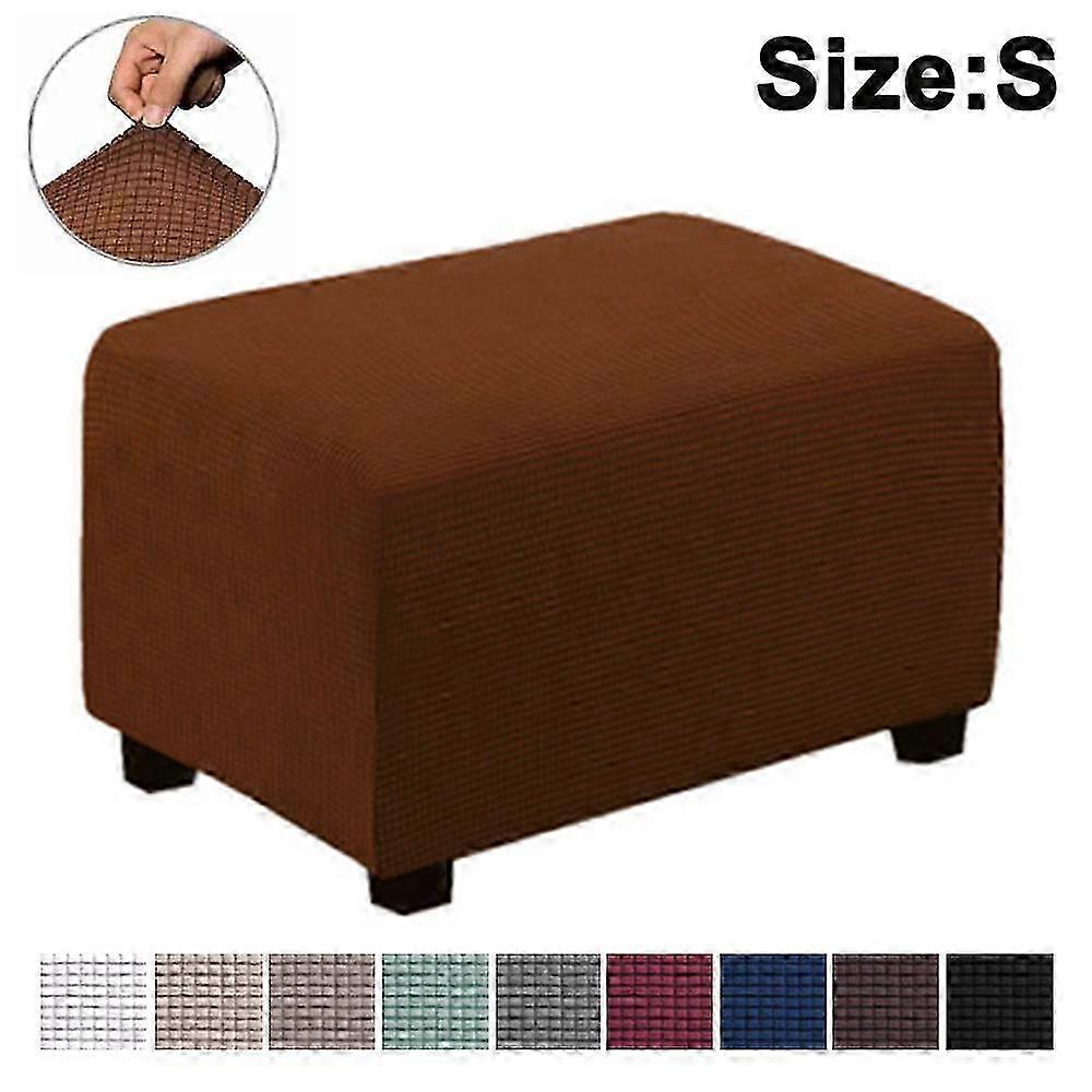 Stretch ottoman cover ottoman slip cover ottoman protector storage ...