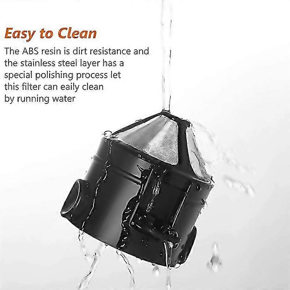 Für Coffee Dripper Wiederverwendbarer faltbarer Filterkaffeefilter mit Haltera