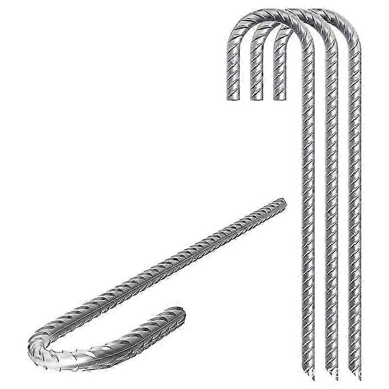 Ground Spikes, Garden Pegs, Rebar, Galvanized Steel L Hooks, Heavy ...