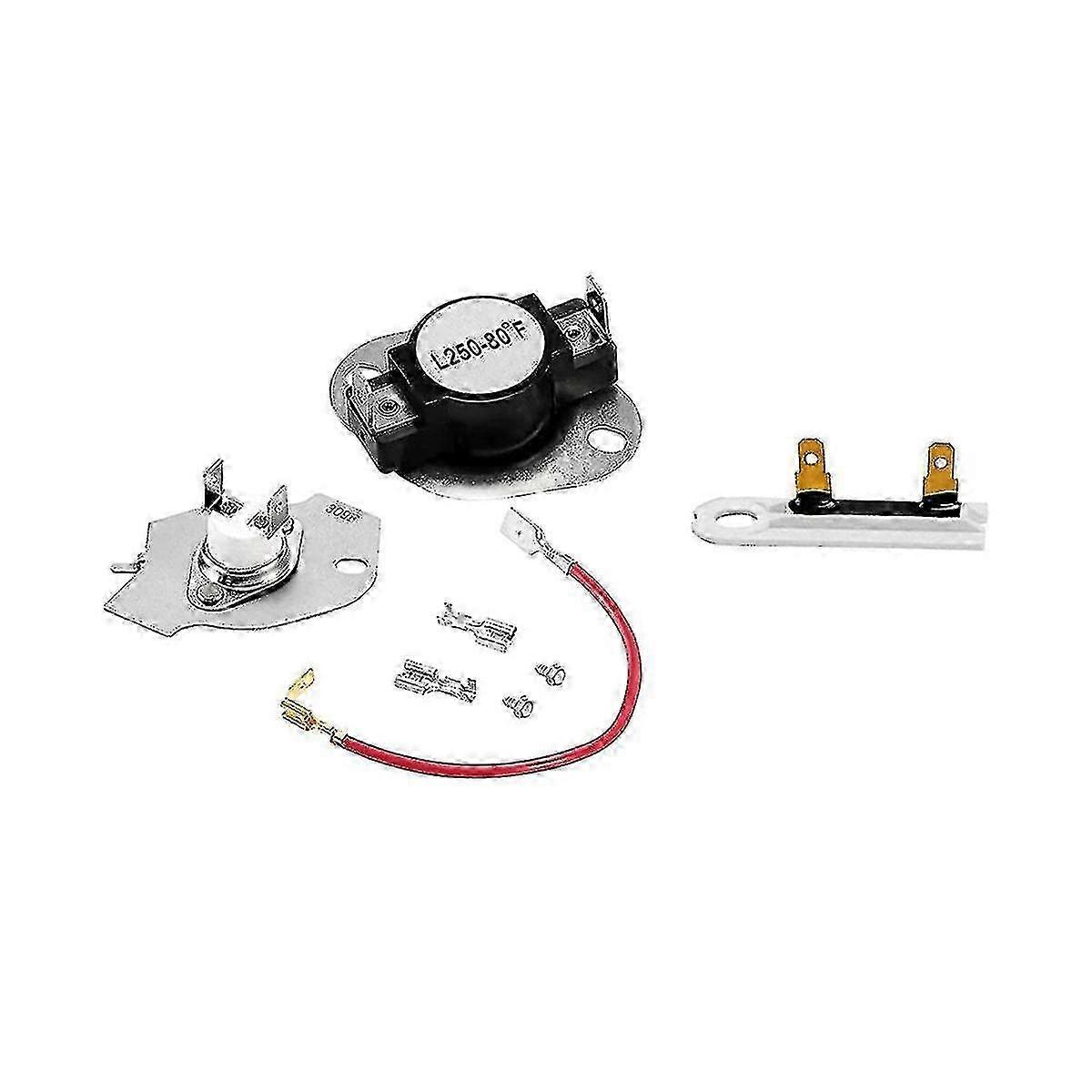 279816 Dryer Thermostat Thermal Cut Out Kit For & Dryers Replaces A...