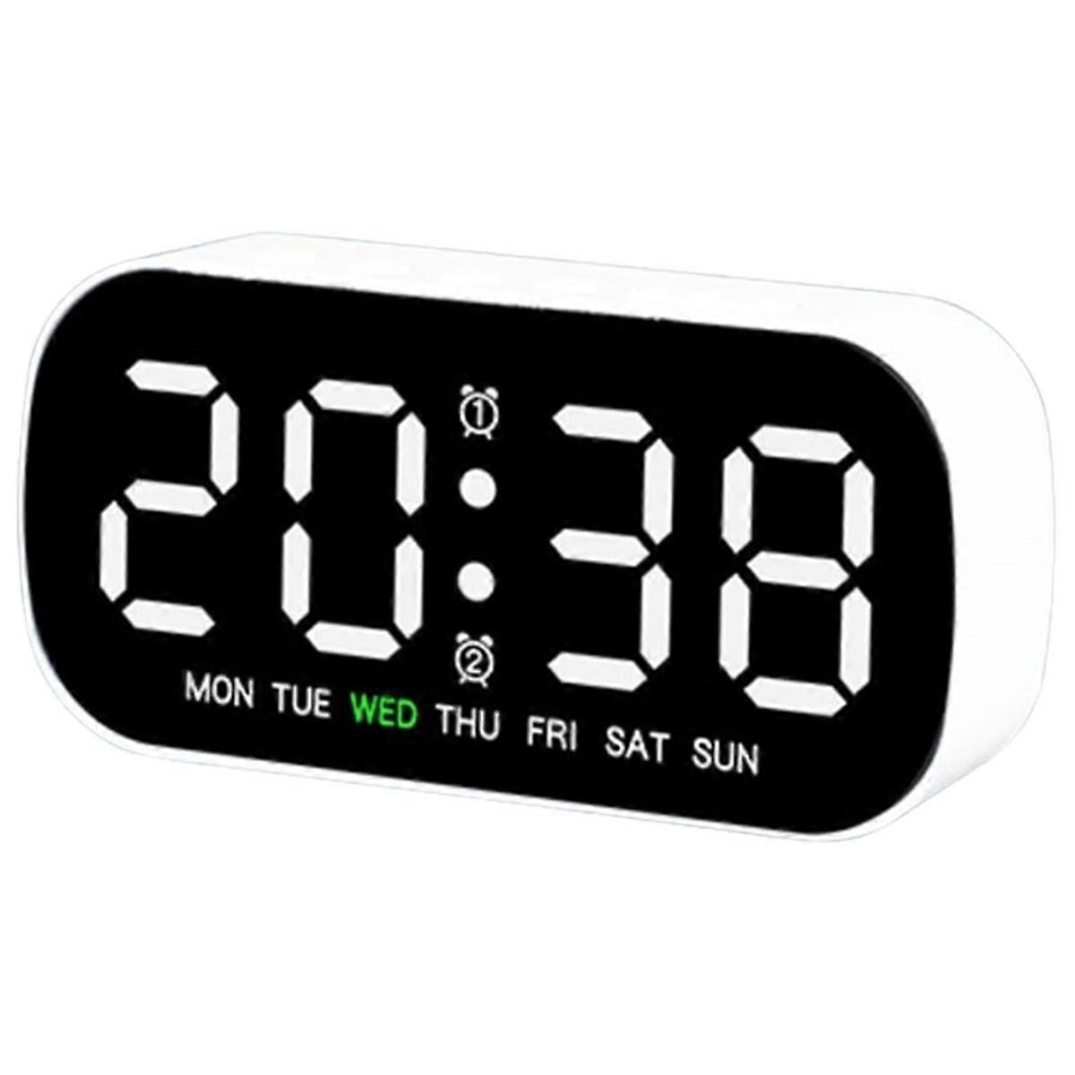 Electronic Time Clock -Portable LED Alarm,Multifunctional Table Timer