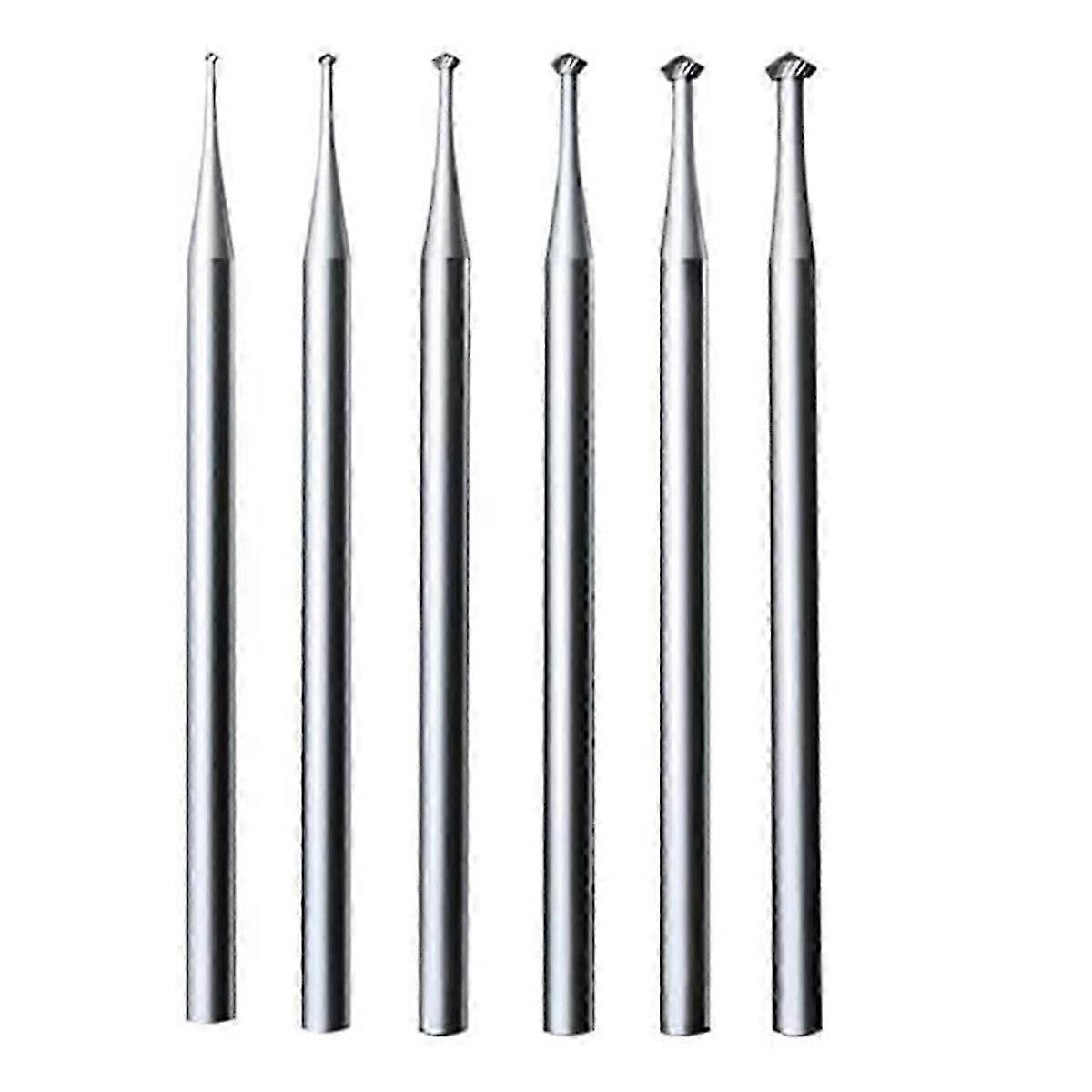 6Pcs 90o Burr Set - Jewelry Making Setting Burs for Lapidary 008-023