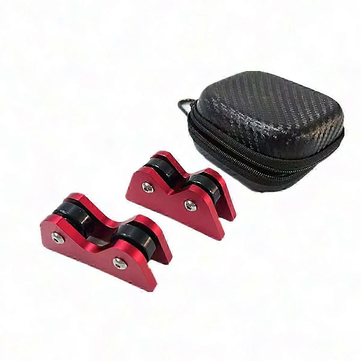 2Pcs Billiard Cue Straightness Checker, Pool Cue Roller Detector for Snooker & Club Inspection Tool