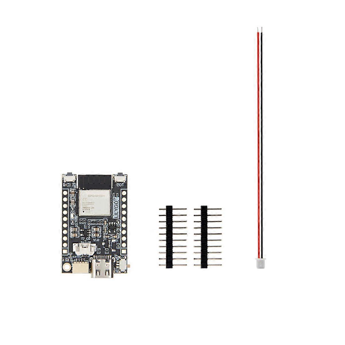 T7-C6 ESP32-C6-MINI-1 Module WiFi 6, Bluetooth 5, TP4065 Charging Chip Onboard BOOT Reset Switch Internal Antenna