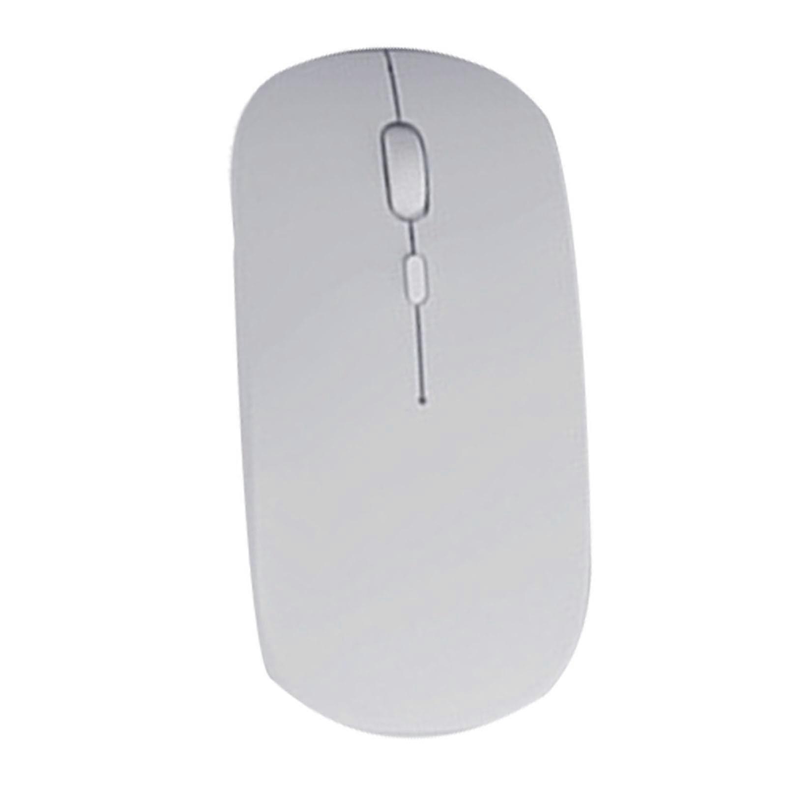 Thin Lightweight Bluetooth Keyboard Mouse Combo 10 Inch White