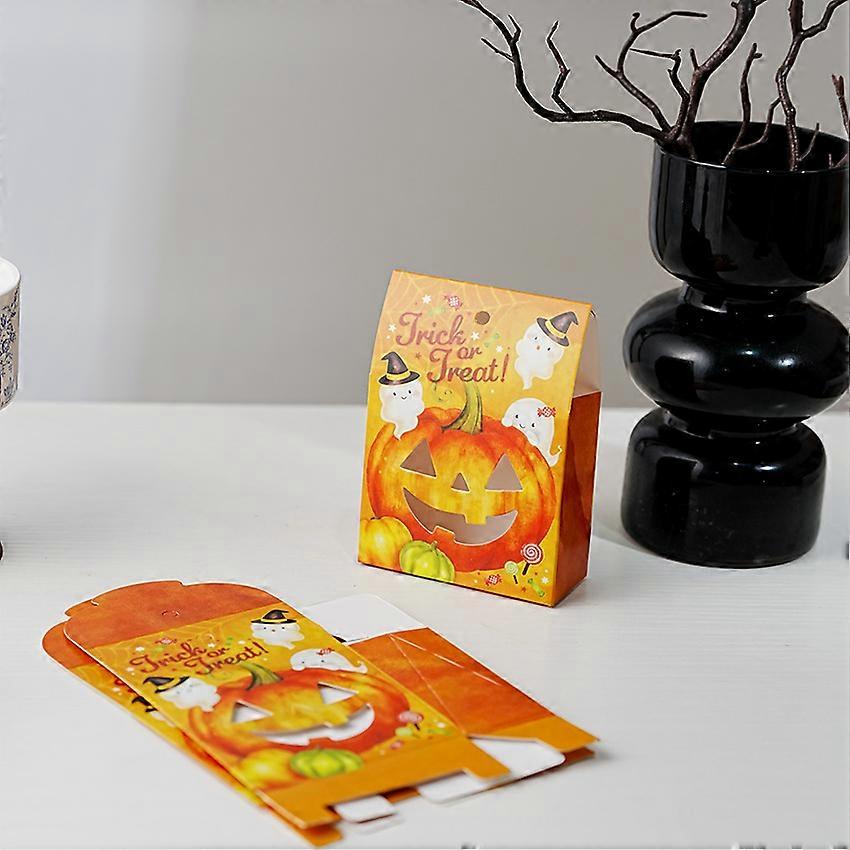 Halloween pumpkin head candy packaging box cookie candy bag baking packaging box