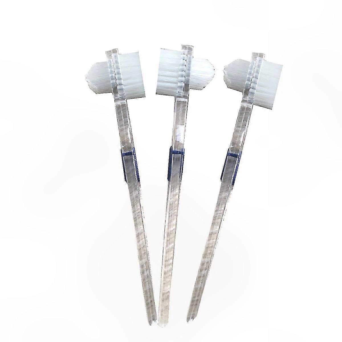 3-Pack Double-Sided Cleaning Brushes for Dentures and False Teeth Care Tool