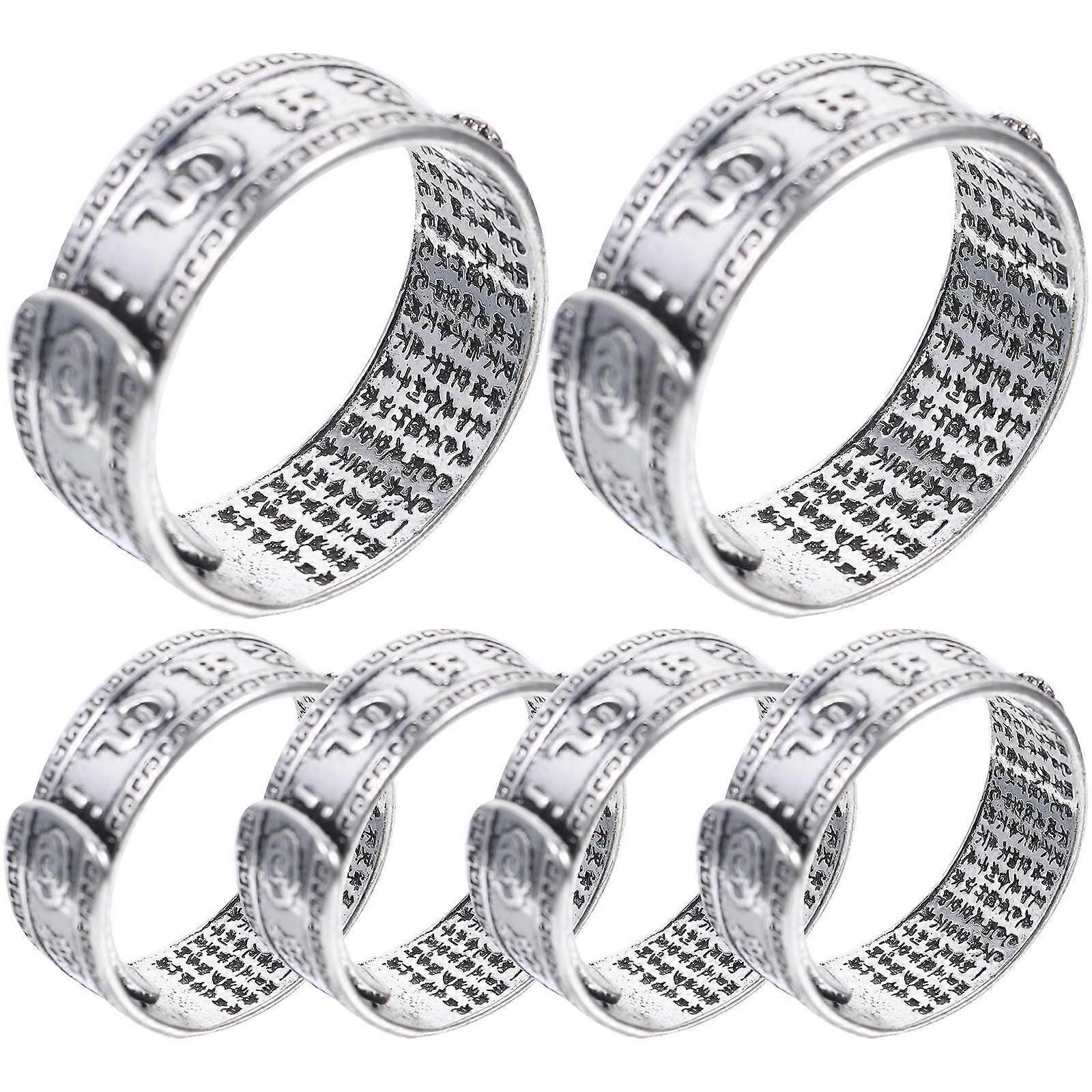 Metal Ring Vintage Finger Ring for Decoration Use 30Pcs Pack