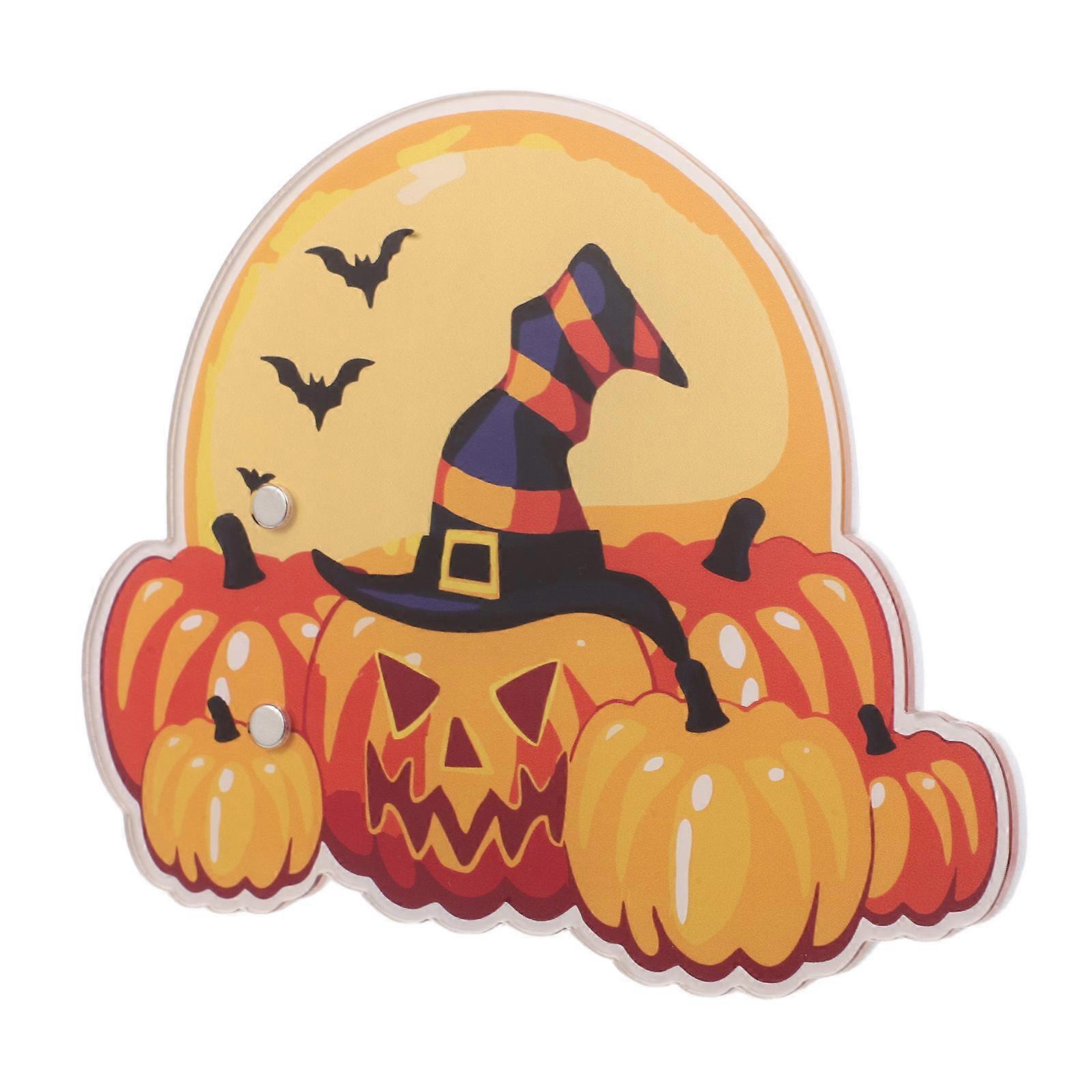 Orange Acrylic Lash Tile Lash Extension Display Board Halloween 3Pcs