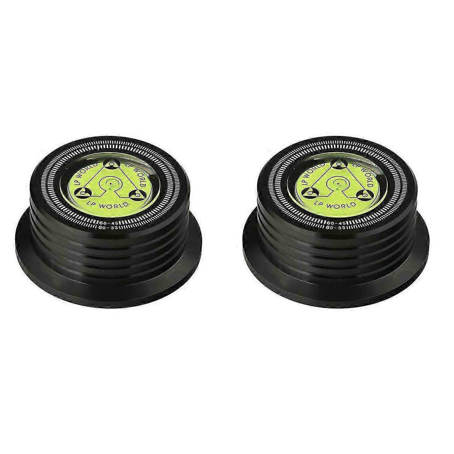 60Hz LP Vinyl Record Player Disc Turntable Stabilizer Black