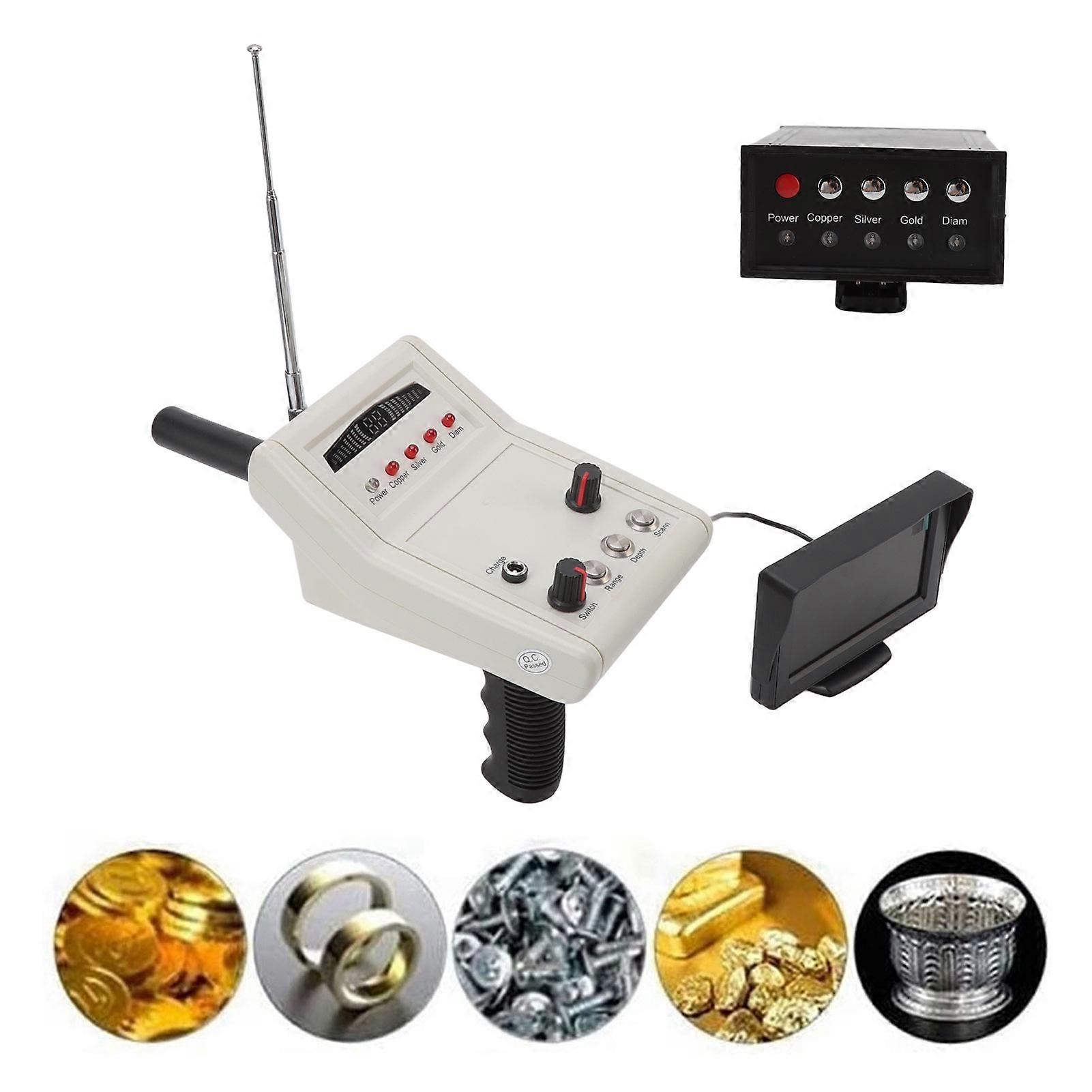 15m Depth Metal Detector Locator 1000m Range with Display Screen