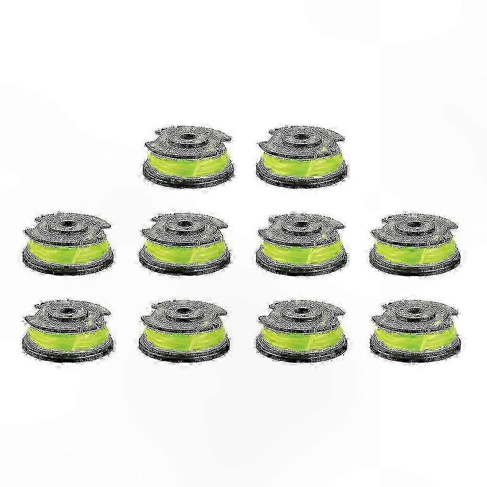 10 Pack Replacement Spool Line for Ryobi RAC143 36V Cordless Trimmers - Compatible String
