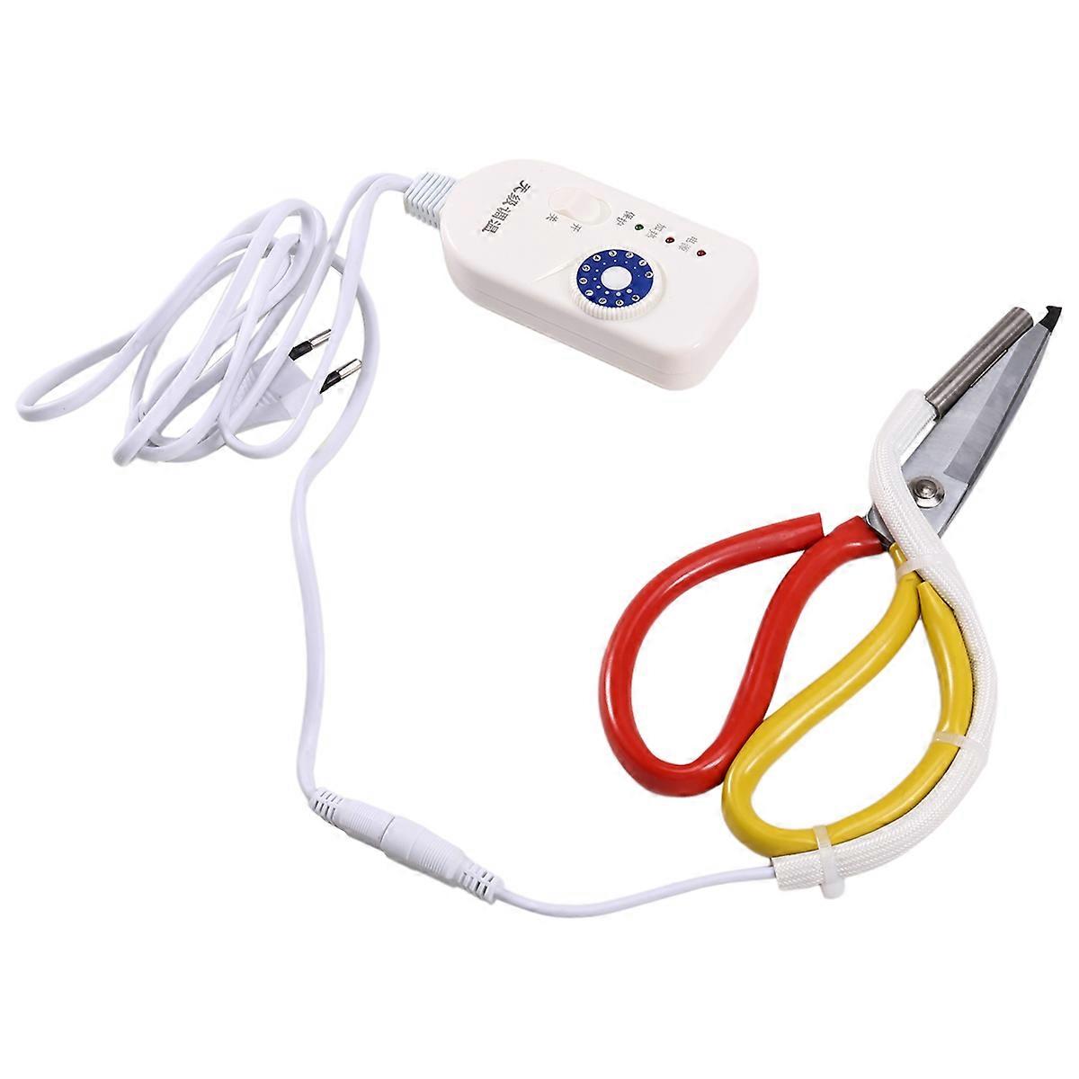 Thermostat Electric Scissors Ribbon Ribbon Trimming Scissors    Cut EU Plug