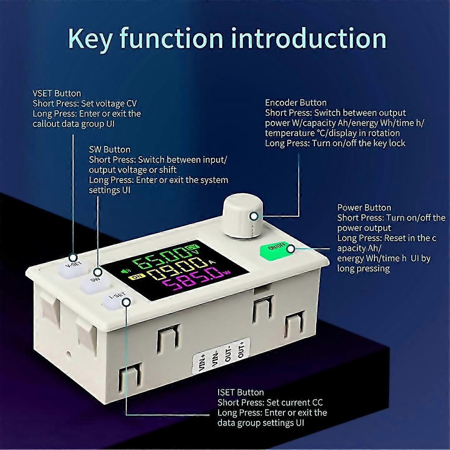 For Xy7025 Cnc Dc Buck Adjustable Regulated Power Supply Constant Voltage