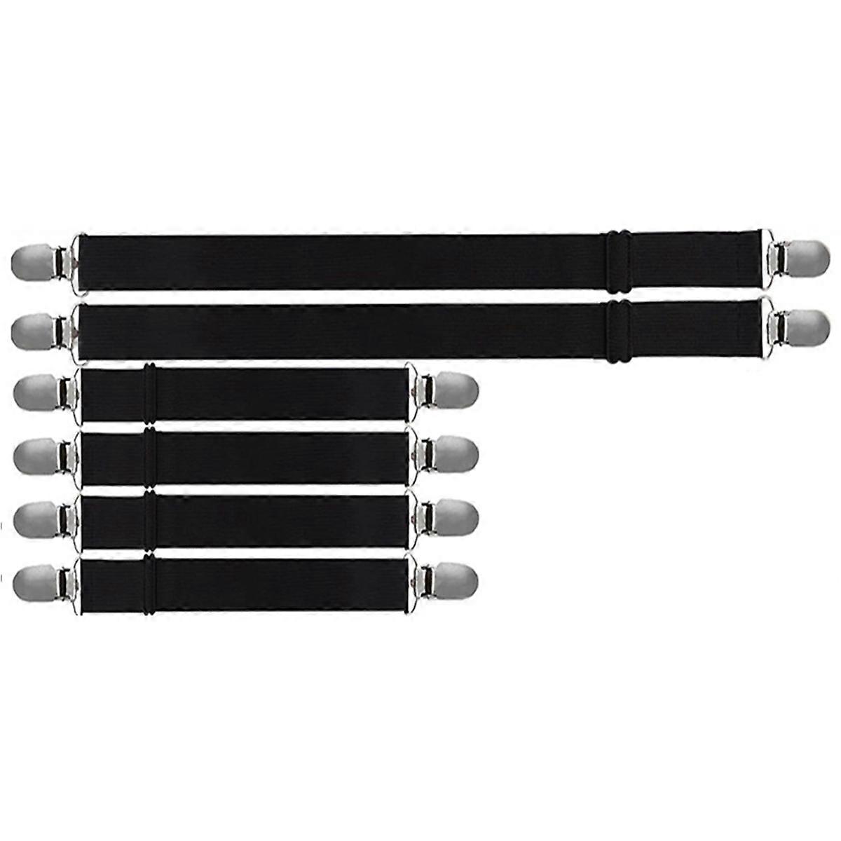 6Pcs Table Cloth Holder Clips Table Cloth Holder Hidden Strap