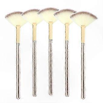 Set van 5 zachte make-up applicatorborstels, multifunctionele gezichtshulpmiddelen voor cosmetica, chemische peelings en maskers, ideaal voor vrouwen en visagisten