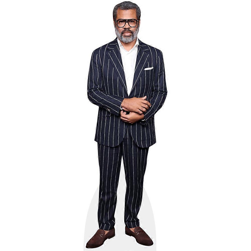 Jordan Peele (Stripes) Cardboard Cutout (lifesize OR mini size). Standee. Stand Up.