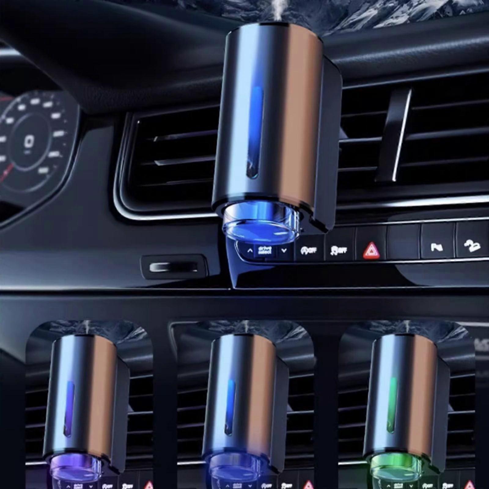 Smart Car Freshener With Three Intelligent Car Aroma Rechargeable Long Stand By Time Aroma Diffuser With Empty Bottle No Essential Oil