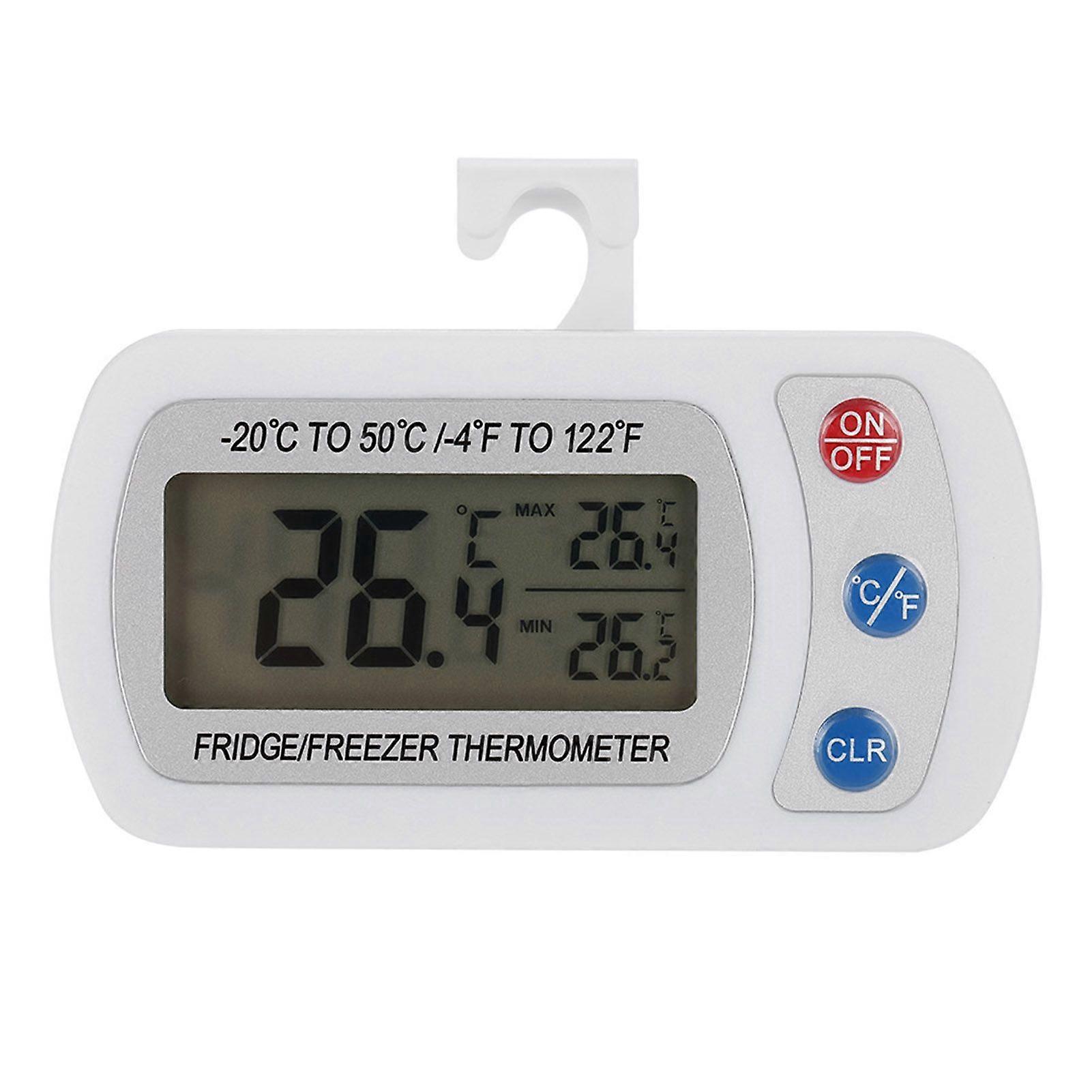 Kitchen Large LCD Refrigerator Fridge Freezer Digital Thermometer with Adjustable Stand/Hanger