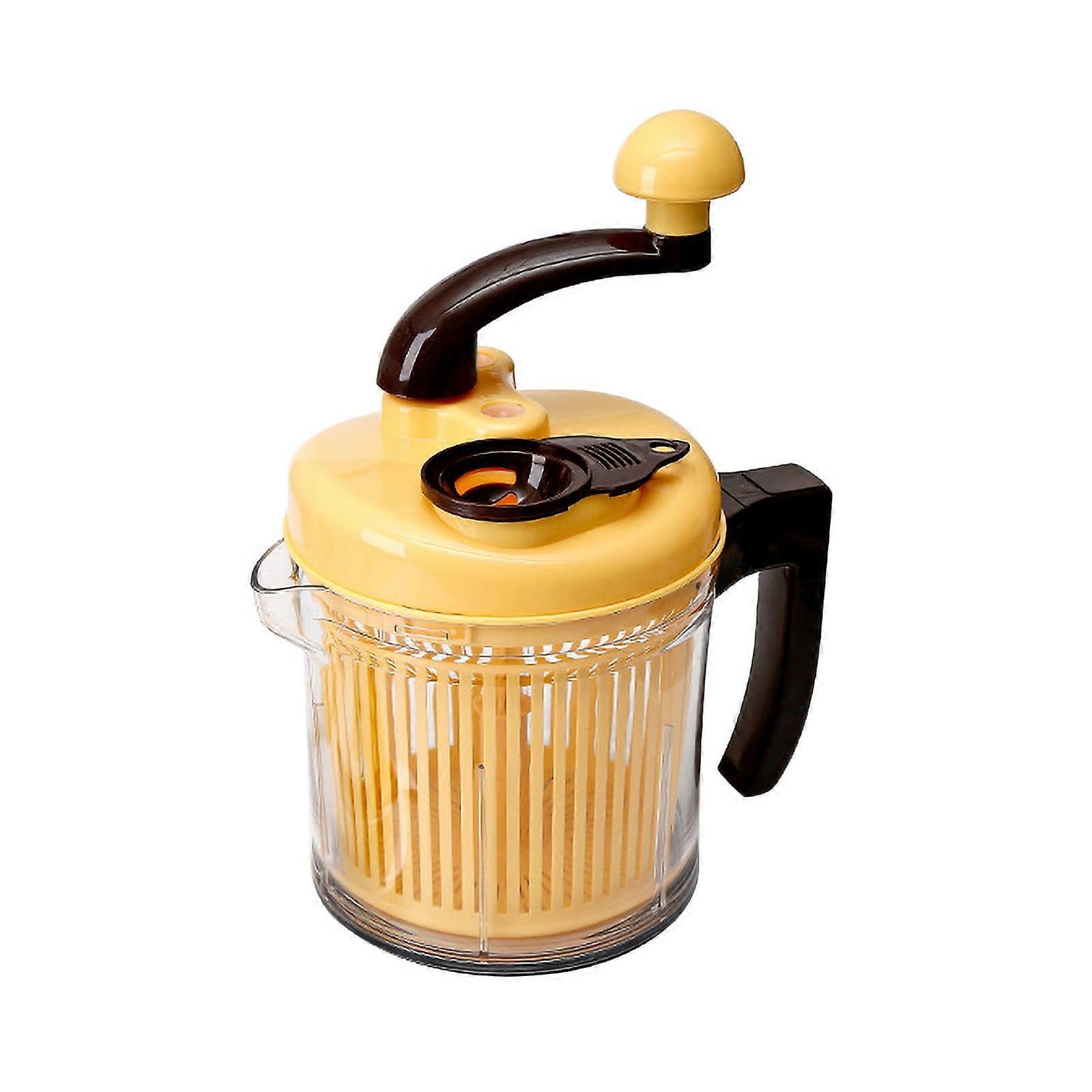 solacol Meat Grinder Manual, Multi-functional Hand-cranked 3-Speed Food Chopper for Meat, Vegetables, Eggs, Compatible with Kitchen Use